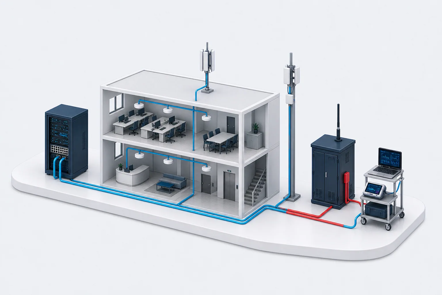 Representative wireless services concept illustration